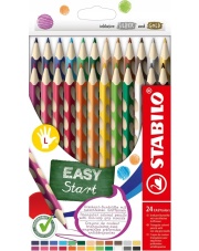 Kredki Stabiloi Easy Colors 24 kolory dla leworęcznych , w kartonowym etui