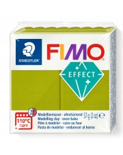Masa termoutwardzalna FIMO EFFECT 57g , metaliczna zielona - oliwkowa nr 51
