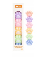 Zakreślacz Happy Color MINI ŁAPKA 5 kolorów neonowych , etui kartonowe