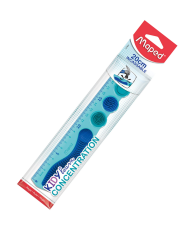 Linijka sensoryczna Maped Kiddy Learn Concentration 20 cm